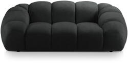 Micadoni Fekete kanapé 214 cm Diana - Micadoni