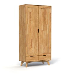 The Beds Tölgyfa ruhásszekrény 90x180 cm Greg - The Beds