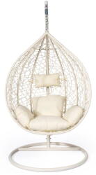 Bonami Selection Noela krémfehér műrattan függőfotel - Bonami Selection