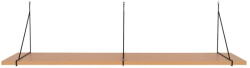 House Nordic Natúr színű fali polc kőrisfa dekorral 120 cm Chiba - House Nordic