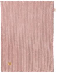 Meowbaby Rózsaszín kordbársony gyerek takaró 100x77 cm - Meowbaby
