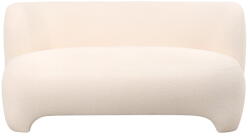 Leitmotiv Fehér buklé kanapé 142 cm Ardor - Leitmotiv