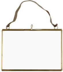 Rex London Aranyszínű fém fali képkeret 15x10 cm - Rex London