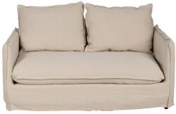 Ixia Krémszínű len kanapé 160 cm - Ixia