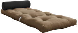 Karup Design Szürkésbarna futon matrac 70x200 cm Wrap Mocca/Dark Grey - Karup Design