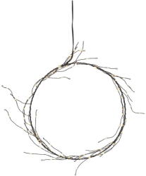 Star Trading Fekete fénydekoráció karácsonyi mintával ø 24 cm Nike - Star Trading