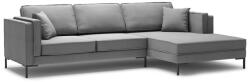 Milo Casa Attilio szürke sarokkanapé, jobb oldali - Milo Casa