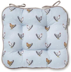 Cooksmart ® Farmers Kitchen kék pamut ülőpárna - Cooksmart ®