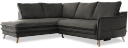 Miuform Sötétszürke kinyitható sarokkanapé (bal oldali) Charming Charlie - Miuform - bonami - 505 665 Ft