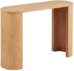 House Nordic Natúr színű konzolasztal tölgyfa dekorral 38x114 cm Bibione - House Nordic
