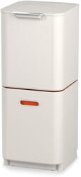 Joseph Joseph Totem Compact háromrekeszes krémfehér szelektív szemetes, 40 l - Joseph Joseph