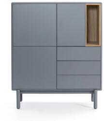 Teulat Kék-szürke magas komód 100x120 cm Corvo - Teulat