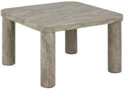 Actona Világosszürke dohányzóasztal márvány dekorral 60x60 cm Solano - Actona