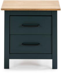 Marckeric Sötétkék borovi fenyő éjjeliszekrény Miranda - Marckeric