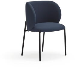 Teulat Sötétkék kárpitozott étkezőfotel szett 2 db-os Mogi - Teulat