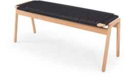 GAZZDA Fekete-natúr színű pad Klupa - Gazzda - bonami - 304 377 Ft