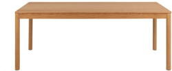 Actona Natúr színű bővíthető étkezőasztal tölgyfa dekorral 100x200 cm Atlantic - Actona