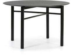 Teulat Junco fekete kerek étkezőasztal, ø 120 cm - Teulat