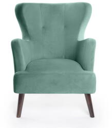 Bonami Essentials Mentazöld bársony füles fotel Noemye - Bonami Selection