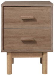 Støraa Natúr színű éjjeliszekrény tölgyfa dekorral Melanie - Støraa