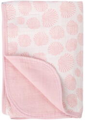 Mijolnir Rózsaszín pamut gyerek takaró 120x120 cm Seashell - Mijolnir