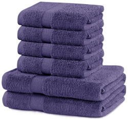 Restilo Marina 2 db lila fürdőlepedő és 4 db törölköző - DecoKing