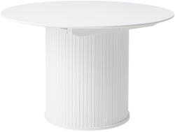 Unique Furniture Kerek bővíthető étkezőasztal hosszabbító asztallappal ø 120 cm Nola - Unique Furniture