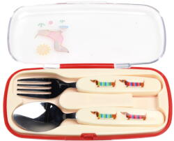 Rex London Rozsdamentes acél gyerek evőeszköz 2 db-os Sausage Dog - Rex London