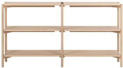 Actona Natúr színű könyvespolc tölgyfa dekorral 169x88x30 cm Braidwood - Actona