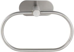 WENKO Matt ezüstszínű öntapadós rozsdamentes acél törölközőtartó Orea - Wenko
