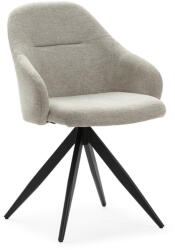 Marckeric Világosszürke kárpitozott karfás étkezőfotel szett 2 db-os Tamara - Marckeric