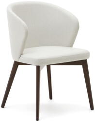 Kave Home Krémszínű kárpitozott étkezőfotel Darice - Kave Home