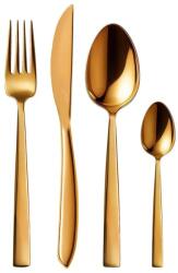 Orion Aranyszínű rozsdamentes acél evőeszköz készlet 24 db-os Gold - Orion