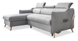 Miuform Világosszürke kinyitható sarokkanapé (bal oldali) Sweet Harmony - Miuform - bonami - 332 670 Ft