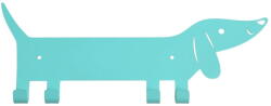 Rex London Türkiz fém fali gyerek fogas Sausage Dog - Rex London