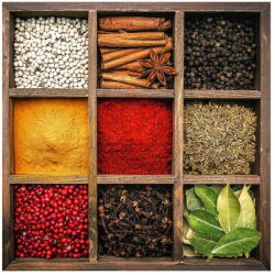 Styler Üveg kép 30x30 cm Spices Box - Styler