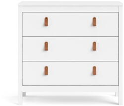 Tvilum Fehér alacsony komód 82x80 cm Madrid - Tvilum - bonami - 70 032 Ft