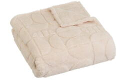 Casa Selección Bézs mikroplüss takaró 130x160 cm Mid Century - Casa Selección
