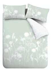 Catherine Lansfield Meadowsweet Floral fehér-zöld ágyneműhuzat, 135 x 200 cm - Catherine Lansfield