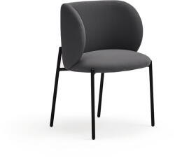 Teulat Sötétszürke kárpitozott étkezőfotel szett 2 db-os Mogi - Teulat