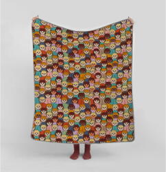 Playmobil Mikroszálas gyerek takaró 130x130 cm Invasion - Playmobil