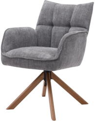 Unique Furniture Szürke kárpitozott étkezőfotel szett 2 db-os Marilla - Unique Furniture - bonami - 156 562 Ft