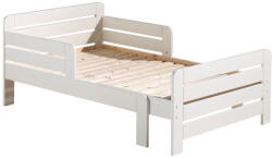 VIPACK Fehér bővíthető borovi fenyő gyerekágy ágyráccsal Jumper - Vipack