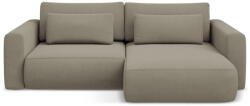 Makamii Világosbarna kinyitható-tárolóhelyes sarokkanapé (jobb oldali-heverő résszel) Kapua - Makamii - bonami - 467 930 Ft