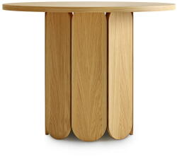 Woodman Soft étkezőasztal tölgyfa dekorral, ø 98 cm - Woodman