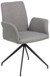 Actona Szürke kárpitozott karfás étkezőfotel Naya - Actona