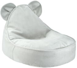 Wigiwama Mentazöld bársony gyerek babzsákfotel Bear - Wigiwama