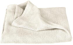 Roba Krémszínű bio pamut kötött gyerek takaró 80x80 cm Seashells - Roba