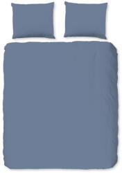 Good Morning Kék kétszemélyes hosszabbított flanel ágyneműhuzat 200x220 cm - Good Morning