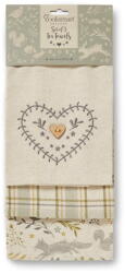 Cooksmart ® Pamut konyharuha szett 3 db-os 45x65 cm Woodland - Cooksmart ®